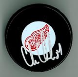 Chris Chelios Autographed Detroit Red Wings Hockey Puck