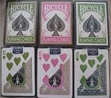 Lot 3 Bicycle Flirtatious, Rejuvenate & Twilight Playing Cards 808 Rider Back