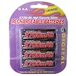 Lenmar AA NiMH Rechargeable Batteries, 8 Pack - 1.2 V, 2700 mAh