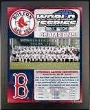 Boston Red Sox 2004 World Series MLB Baseball 11x13 Healy Wall Plaque with Black Finish Backing