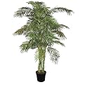 Deluxe Reed Faux Palm Tree - Green (5')