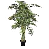 Review Lincoln Imports  / Deluxe Reed Faux Palm Tree - Green (5')