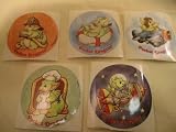 One Set of Five Different Pocket Dragon Stickers