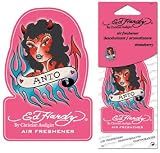 Ed Hardy Merchandise - Anto Devil Girl Car Air Freshener - Strawberry Scent