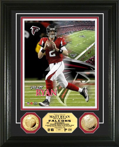 NFL Atlanta Falcons 24KT Gold Coin Photo Mint