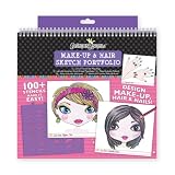 Enlarge toy image: Fashion Angels - Make Up & Hair Sketch Portfolio (11452) - school time children learning and fun