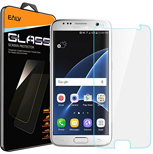 Galaxy s7 screen protector, e lv tempered glass ultra-c…