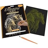 Royal and Langnickel Gold Engraving Art, Horses
