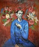 Art Reproduction Oil Painting - Picasso Paintings: Boy with Pipe - Classic 20 X 24 - Hand Painted Canvas Art