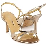 Ellen Tracy Eshe Champagne slingback
