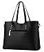 TIBES Fashion Pu Leather Handbag Shoulder Bag Purse 3pcs Bag Satchel (01e-22-pu-gray)