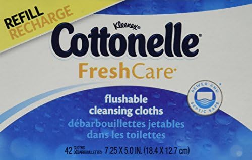 Kleenex Cottonelle FreshCare Flushable Cleansing Cloths Refill - 42 CT