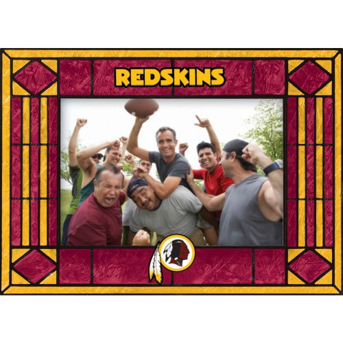 Washington Redskins Art Glass Horizontal Frame