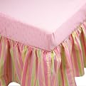 BreathableBaby Breathable Padded Fitted Sheet- Pink