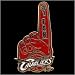 Cleveland Cavaliers #1 Fan Pin