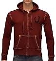 True Religion Brand Jeans Men's Brushed Horseshoe Sweatshirt Maroon