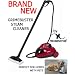 RED AQUA JET STEAM STEAMER DIRT GRIMEBUSTER FLOOR CARPET RUG WINDOW WASHER CLEANER