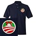 Obama Christmas Wreath/Ho,Ho,Ho Men's Polo