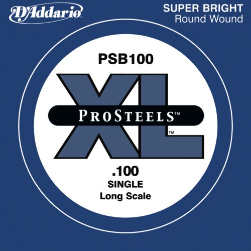 D'Addario PSB100 Einzelsaite f&uuml;r Bass 0,25 cm (0,10 Zoll)