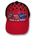 Disney Pixar Cars Lightning Mcqueen Flames Black and Red 
