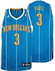Chris Paul Adidas NBA Hornets Teal Swingman Jersey