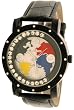 Blingster Iced Out World Map Floating Diamonds Watch Model 5336-1
