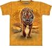 Rising Sun Tiger T-Shirt by The Mountain 100% Cotton Short Sleeve Shirt fits Kids, Teens & Adult sizes