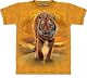 Solve Rising Sun Tiger T-Shirt by The Mountain 100% Cotton Short Sleeve Shirt fits Kids, Teens & Adult sizes Limited Availability