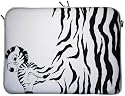 DIGITTRADE LS111-15 Zebra Designer Notebook Sleeve Housse Pour Ordinateur Portable 15,4" jusqu'&agrave; 15,6" (39,1 - 39,6 cm) Large Neoprene Pochette Sacoche