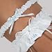 Embroidered I Do Wedding Garter