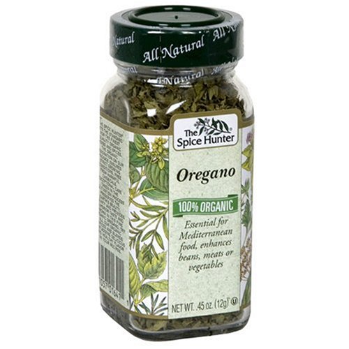Spice Hunter Organic Oregano, 0.45-Ounce Unit (Pack of 6)