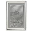 Lawrence Frames Polished Silver Plate 4x6 Picture Frame - Bead Border Design