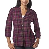 Converse® One Star® Womens Doubleweave Jenna Plaid Top - Wine/Green/Black