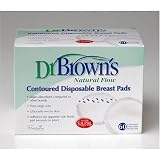 Dr. Browns Natural Flow: Contoured Disposable Breast Pads 60 COUNT