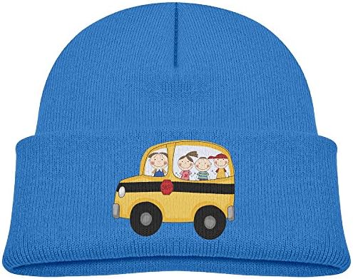 Youth Kids Go Travel Boys And Girls Flexible Wool Winter Beanie For Children RoyalBlue