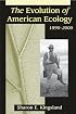 The Evolution of American Ecology, 1890--2000