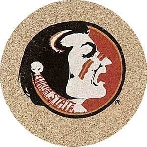 Thirstystone Natural Sandstone Set of 4 Coasters Florida State University