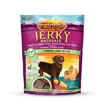 Zuke's Jerky Naturals Dog Treats, Tender Lamb Recipe, 6-Ounce