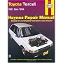 Toyota Tercel, '87'94 (Haynes Manuals)