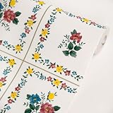Plaid Flowers - Self-Adhesive Wallpaper Home Decor(Roll)