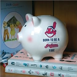 Cleveland Indians Memory Company Born to Be Piggy Bank MLB Baseball Fan Shop Sports Team Merchandise