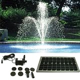 PK Green - Solar Water Feature Fountain - 4 Metre Pump And 20 Watt Panel