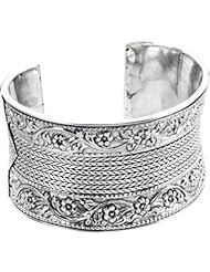 Fashion Cuff Bracelet in Sterling Silver