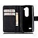 LG Leon Case, LG Tribute 2 Case, Harryshell(TM) Kickstand Wallet Folio Leather Flip Case Cover with Credit Card Slot for LG Sunset/ LG Leon / LG Power/ LG Destiny/ LG Tribute 2 / LG Risio