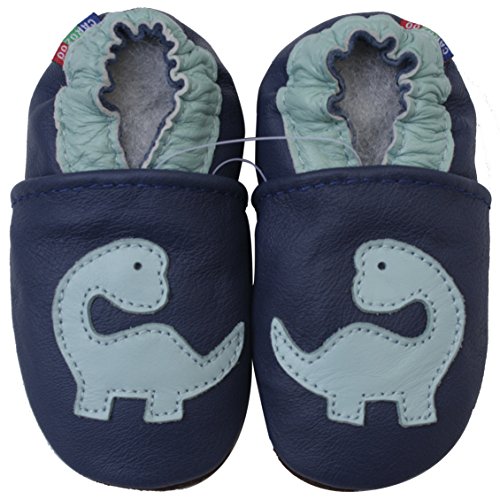 Carozoo Shoeszoo Boys' Dinosaur Soft Sole Leather baby/toddler/kid Shoes