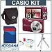 Casio Exilim EX-S10 Red Digital Camera Kit, with 4 GB SD Memory Card, Table Top Tripod, Camera Case, Professional Lens Cleaning Kit