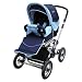 Baby : Englacha Lany Revolutionary Single Child Stroller - Lany (Light Blue/Dark Blue)