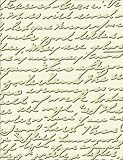Cuttlebug 37-1152 A2 Embossing Folder, Textured Script