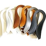 Juya Paper Quilling Set 600 Strips 6 Colors 39cm Length/strips 3/5/7/10mm Width Available (Paper Width 3mm)