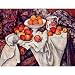 Paul Cezanne (Still life with apples and oranges) Art Poster- 11x17 custom fit with RichAndFramous Black 99 inch Poster Hangers